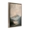 Stupell Industries Misted Mountain Lake Scene Floating Frame, design by Petal Prints Design